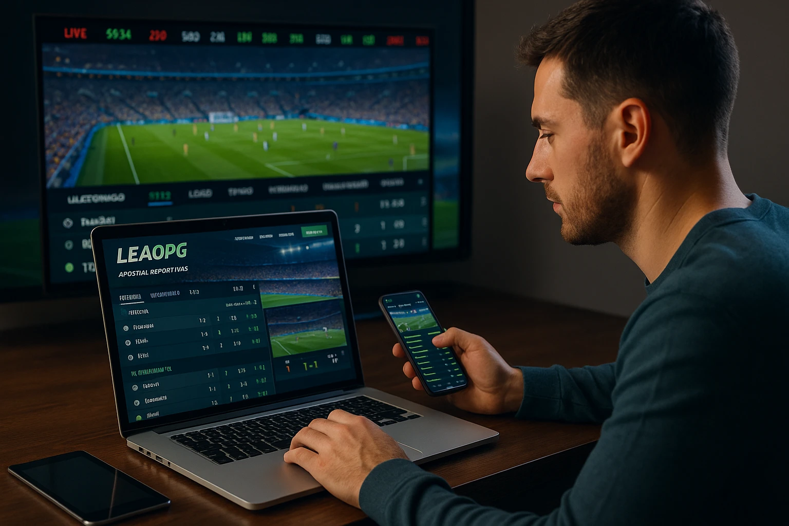 Aposte em apostas esportivas no cassino online LEAOPG