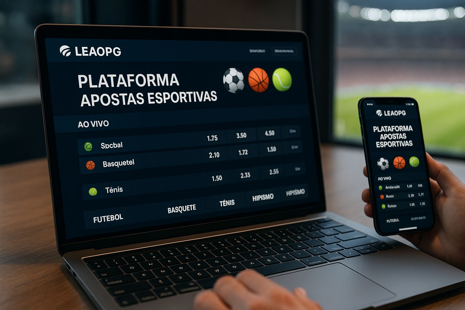 Apostas esportivas no cassino online LEAOPG