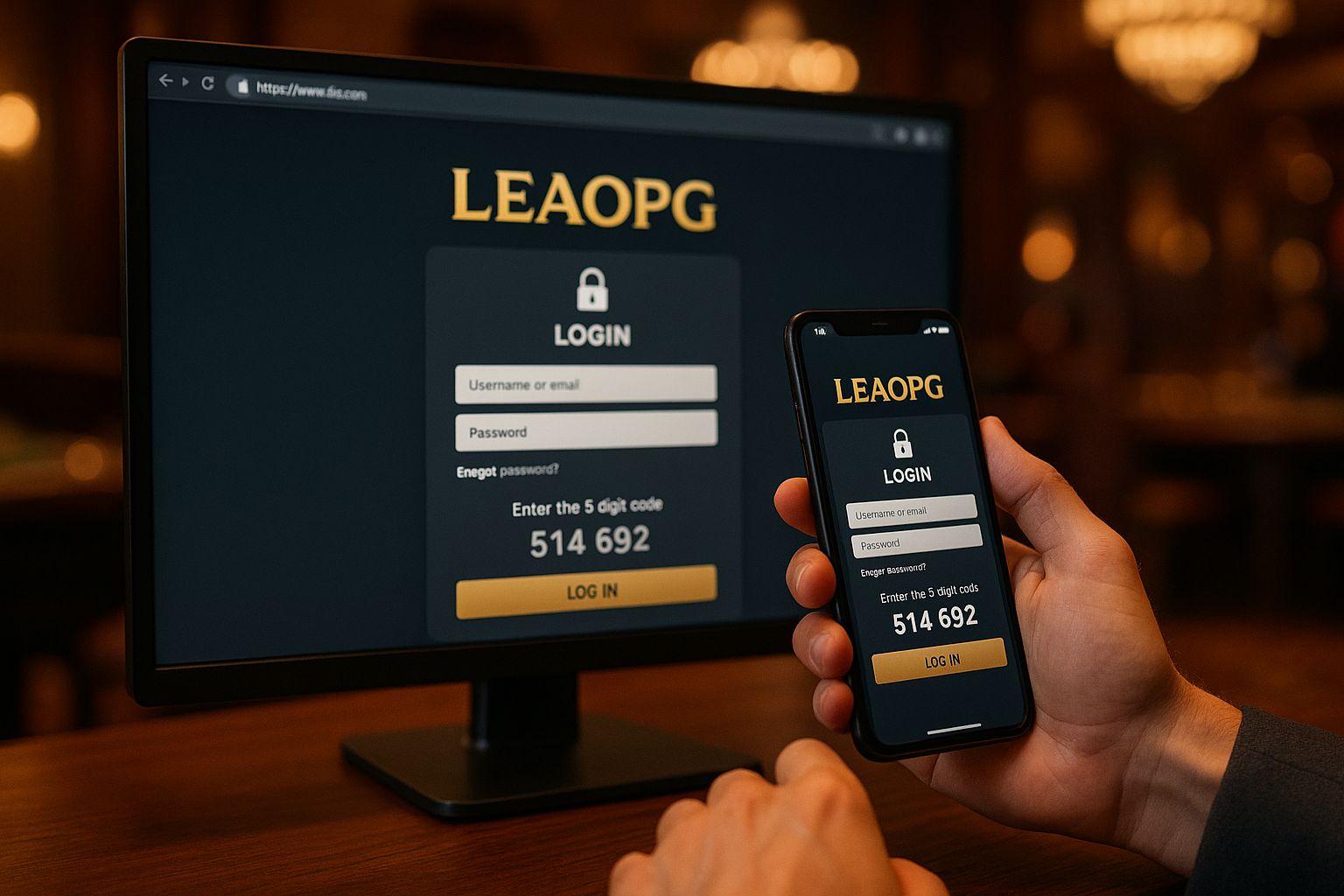Login no Cassino LEAOPG