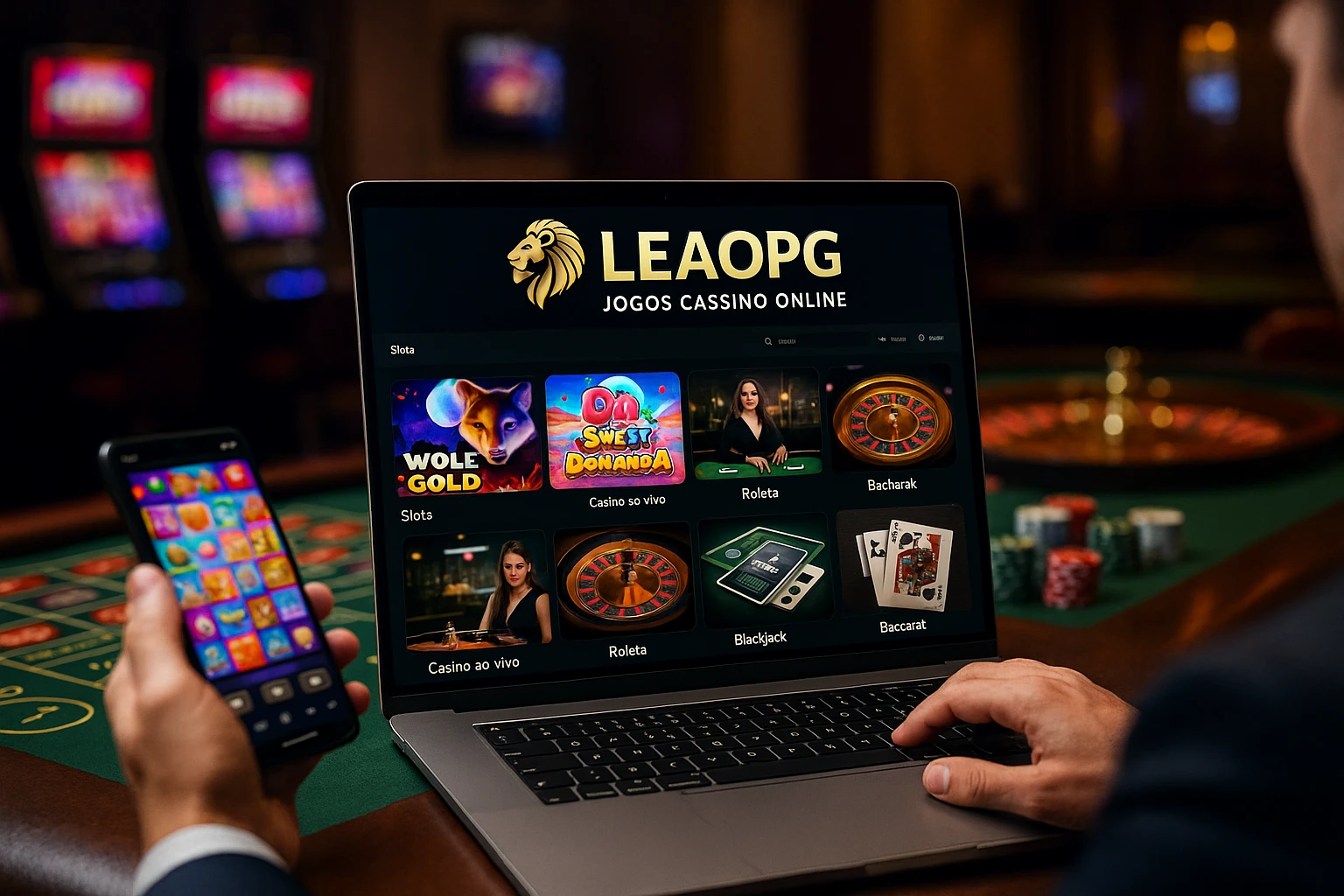 Jogos de cassino online inovadores e emocionantes na LEAOPG