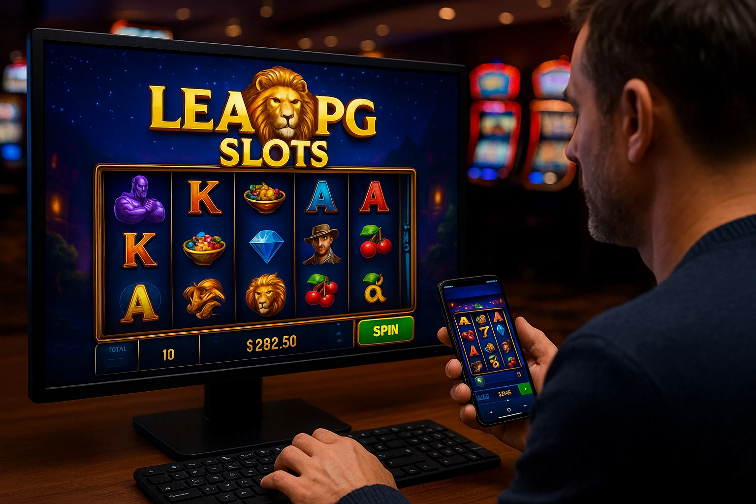 Explore o mundo das slot machines no LEAOPG Casino